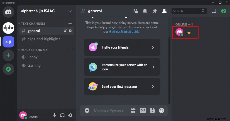 So erstellen Sie einen unsichtbaren Discord-Namen 