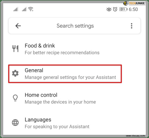 So deaktivieren Sie Google Assistant