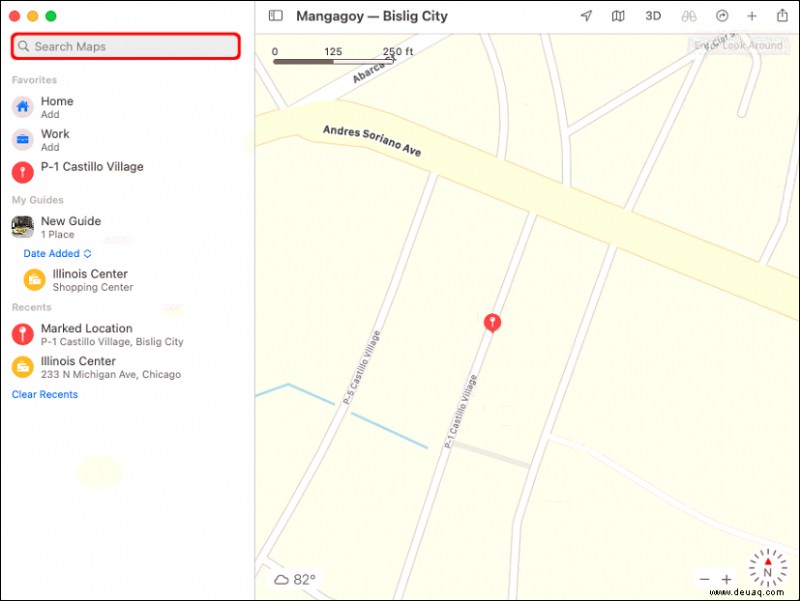 So setzen oder entfernen Sie eine Stecknadel in Apple Maps