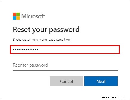 Wie Sie Ihr Microsoft-Passwort zurücksetzen und ändern