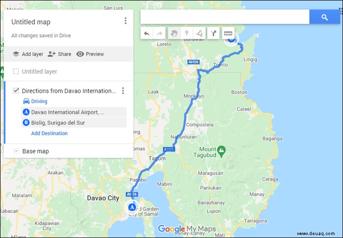 So erstellen Sie eine benutzerdefinierte Route auf Google Maps