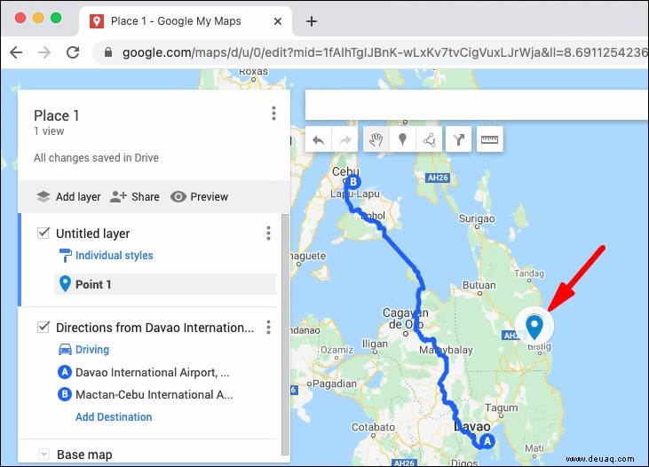 So erstellen Sie eine benutzerdefinierte Route auf Google Maps