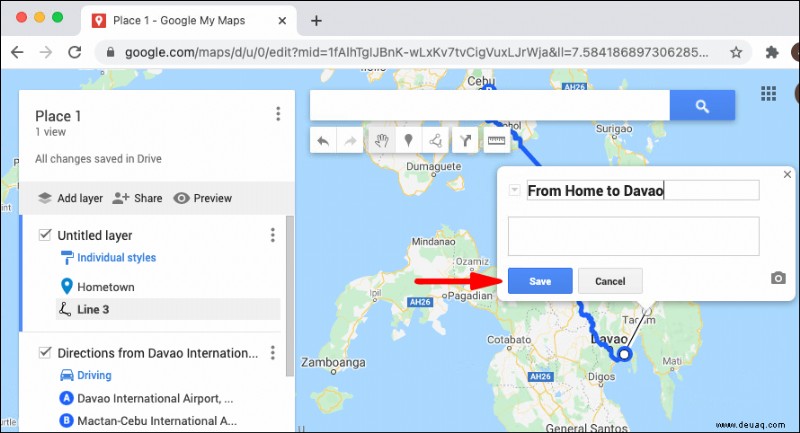 So erstellen Sie eine benutzerdefinierte Route auf Google Maps