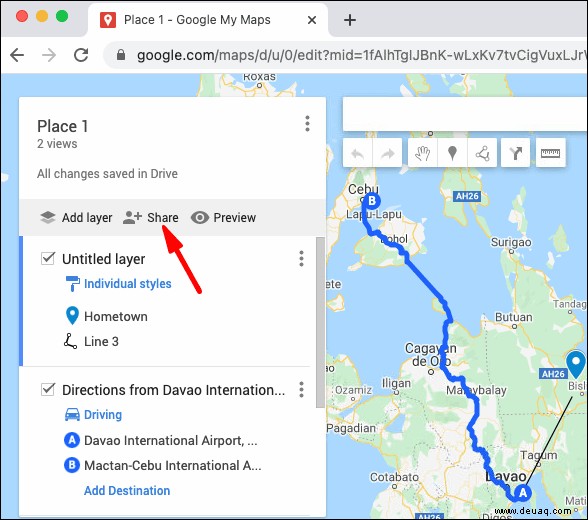 So erstellen Sie eine benutzerdefinierte Route auf Google Maps