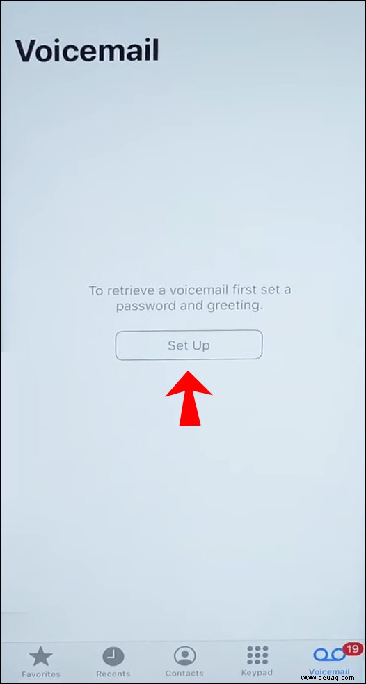 Aufnehmen oder Ändern der Voicemail-Begrüßung für das iPhone