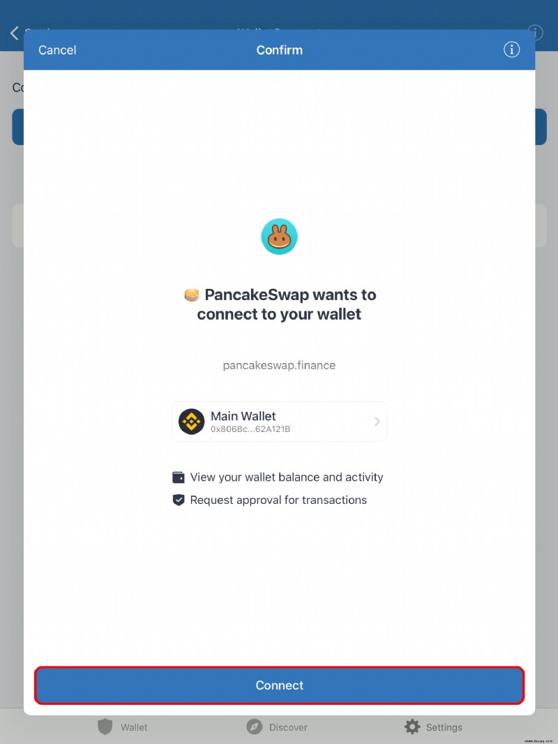 So verbinden Sie Trust Wallet mit PancakeSwap