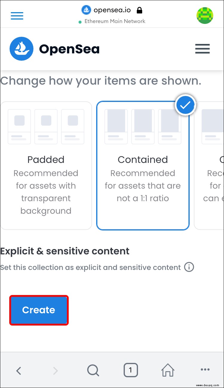 So erstellen Sie eine Sammlung auf OpenSea