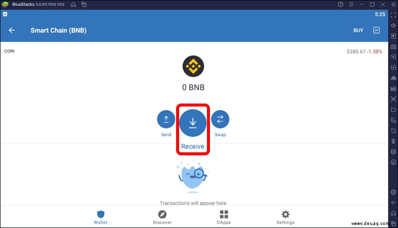 So verbinden Sie sich mit der Binance Smart Chain in Trust Wallet