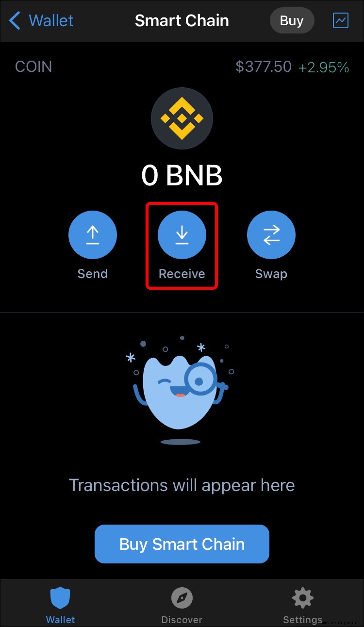 So verbinden Sie sich mit der Binance Smart Chain in Trust Wallet