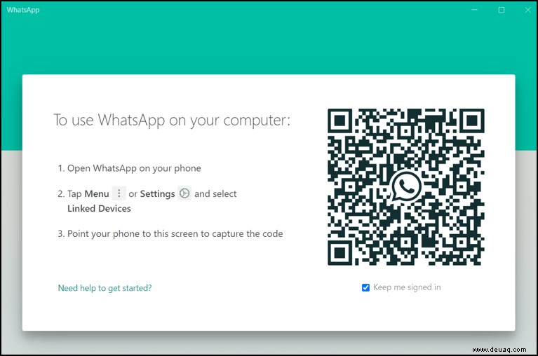 So tätigen Sie einen WhatsApp-Videoanruf in Windows 10