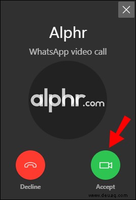 So tätigen Sie einen WhatsApp-Videoanruf in Windows 10