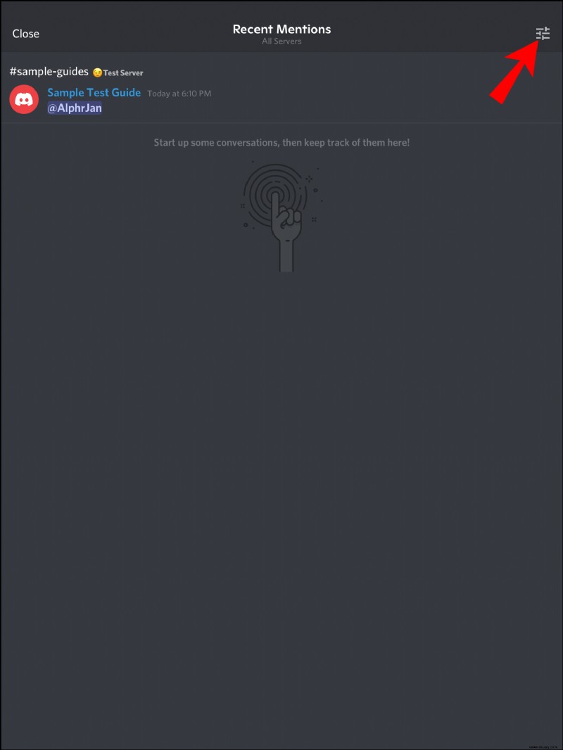 So überprüfen Sie, wer Sie in Discord gepingt hat