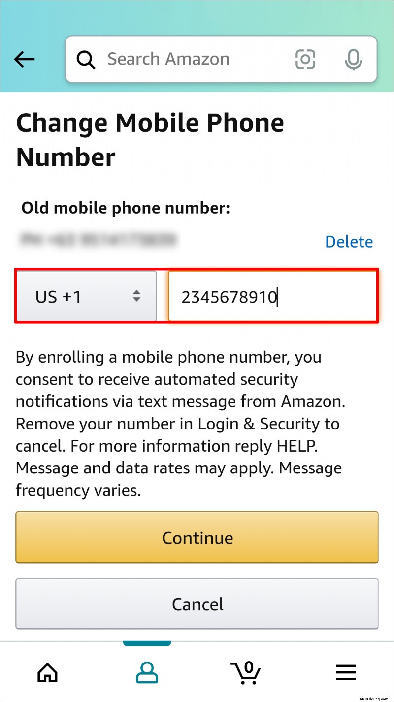 So ändern Sie Ihre Telefonnummer bei Amazon