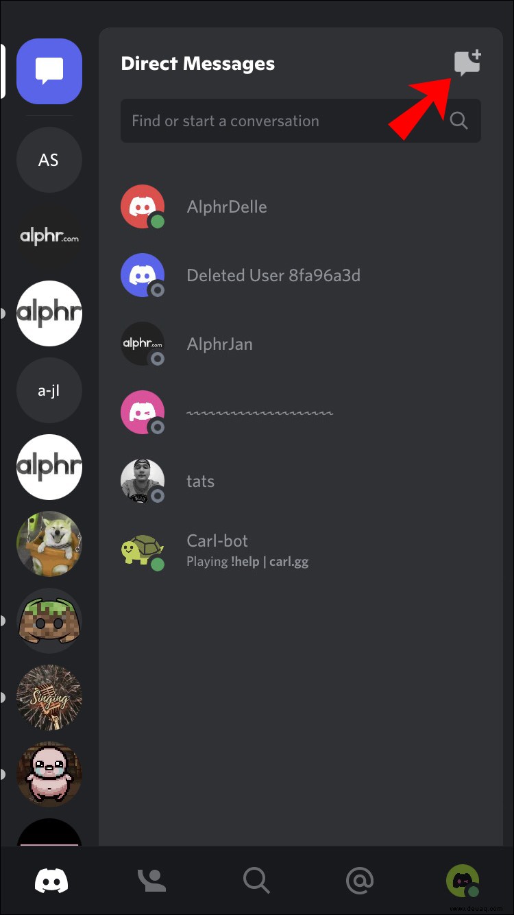 So senden Sie sich auf Discord eine Nachricht