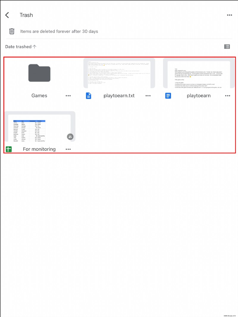 So löschen Sie Dateien aus Google Drive