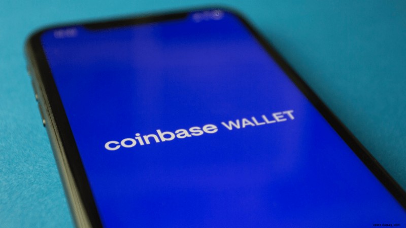 Abheben auf die Bank in Coinbase