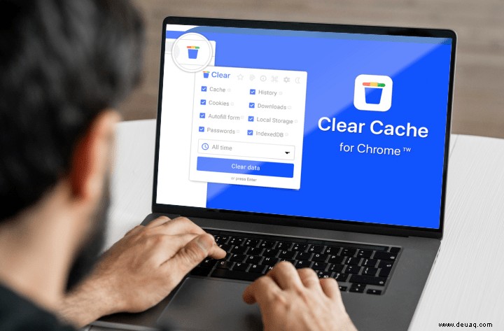 So löschen Sie Cache und Cookies in Chrome