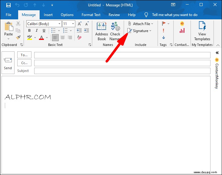 So richten Sie eine Signatur in Outlook ein