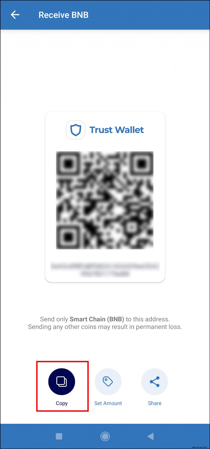 So wechseln Sie BNB zu Smart Chain in Trust Wallet