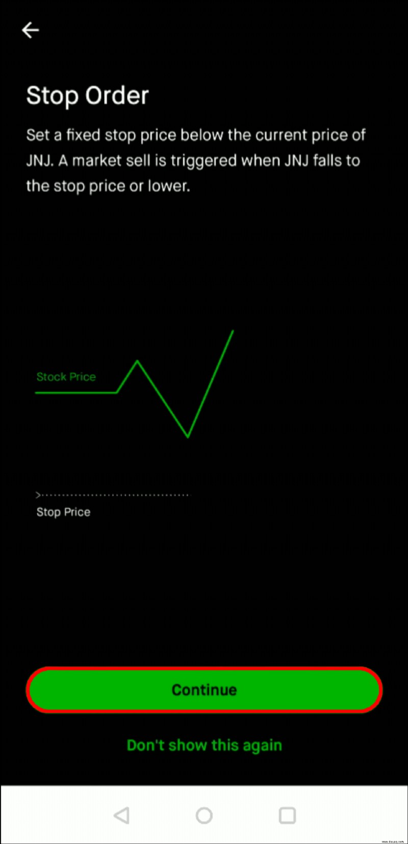 Wie man einen Stop-Loss in Robinhood setzt