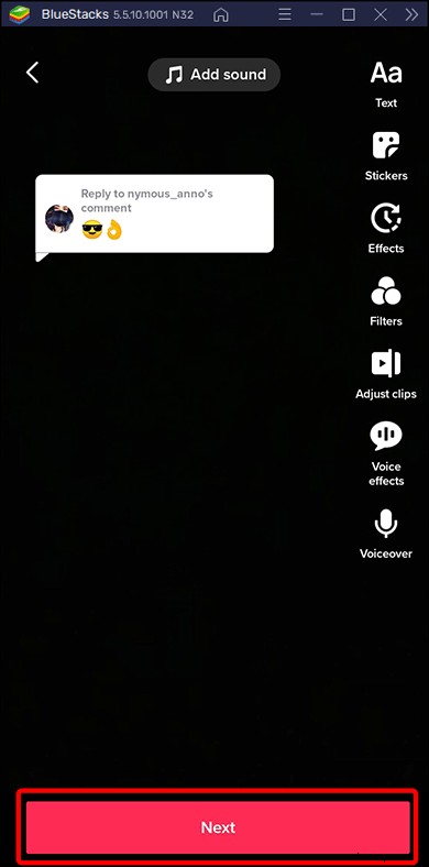 So antworten Sie mit einem Video in TikTok