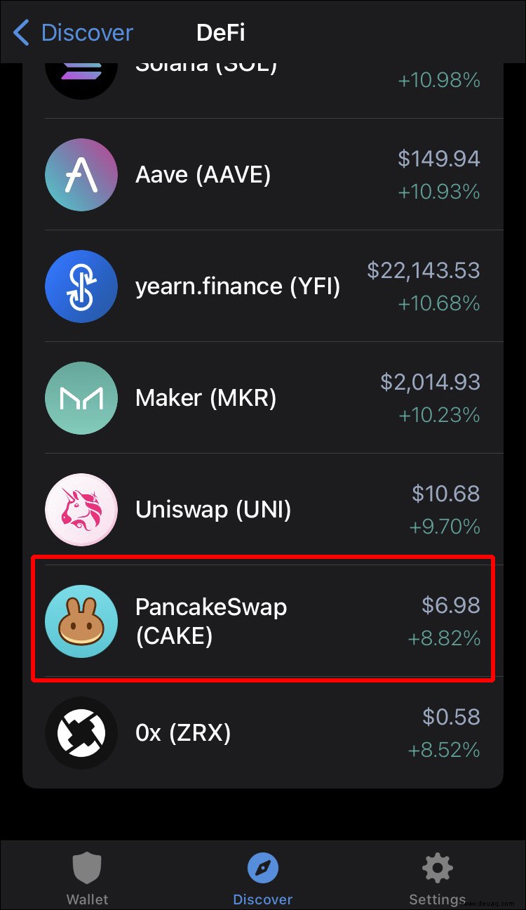 So verkaufen Sie Token auf PancakeSwap