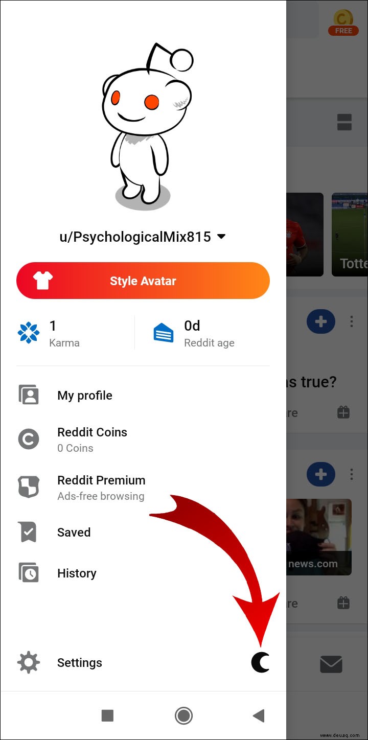 So aktivieren Sie den Reddit-Dunkelmodus