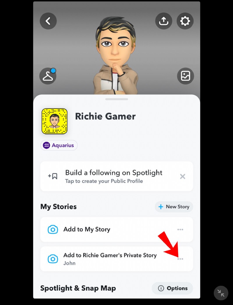 So überprüfen Sie, ob jemand Ihre private Story in SnapChat hinterlassen hat