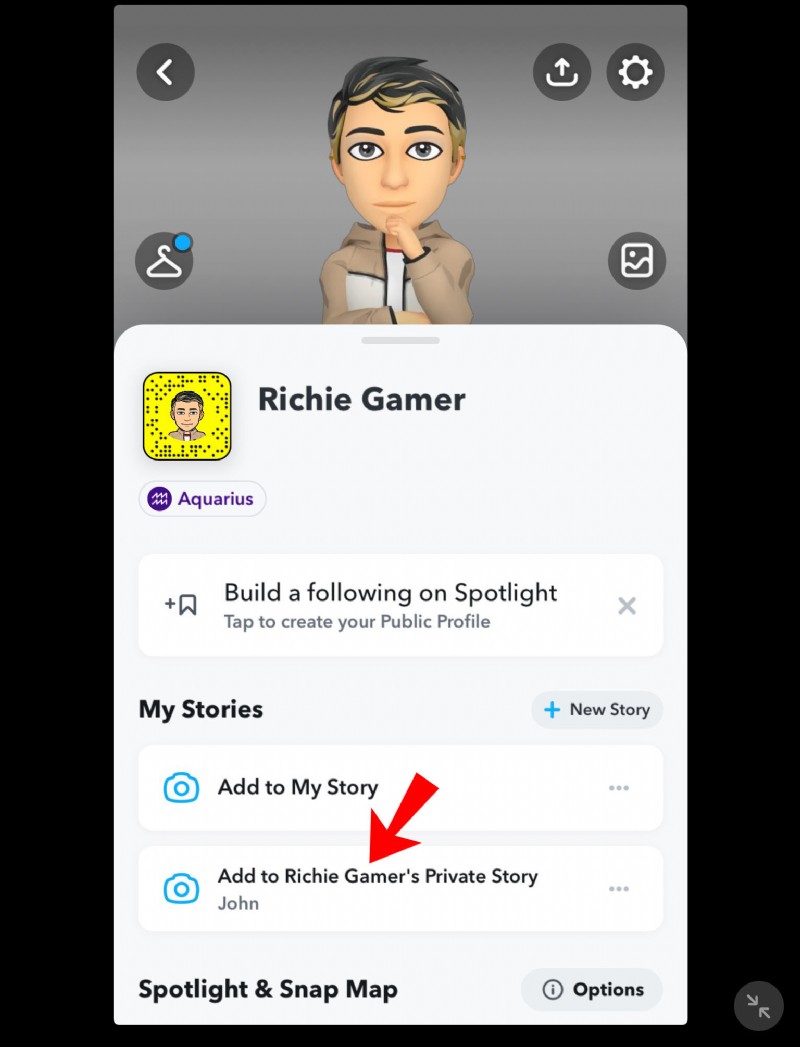 So überprüfen Sie, ob jemand Ihre private Story in SnapChat hinterlassen hat