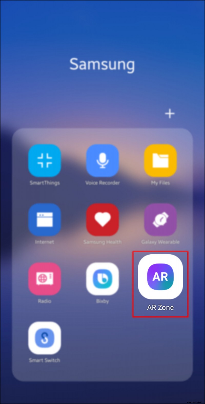 Was ist AR Zone auf Samsung-Telefonen?