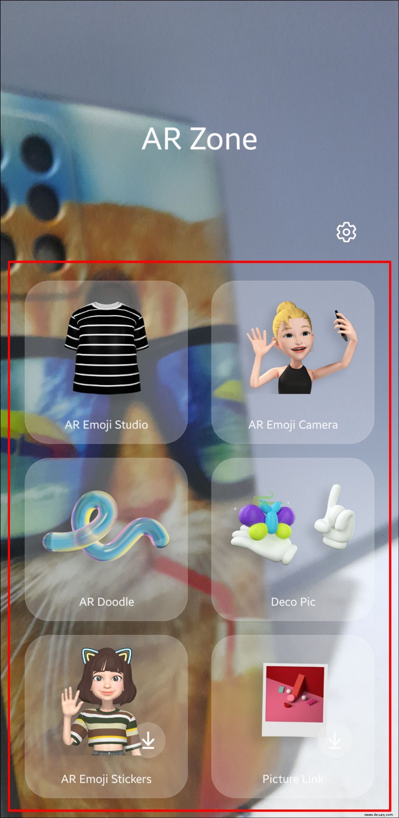 Was ist AR Zone auf Samsung-Telefonen?