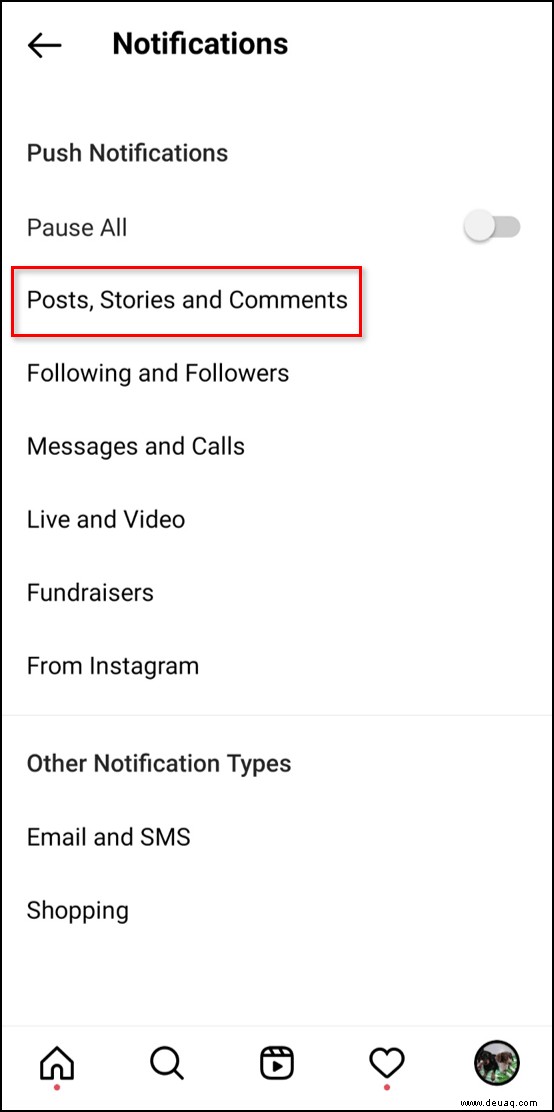 So aktivieren Sie Benachrichtigungen auf Instagram