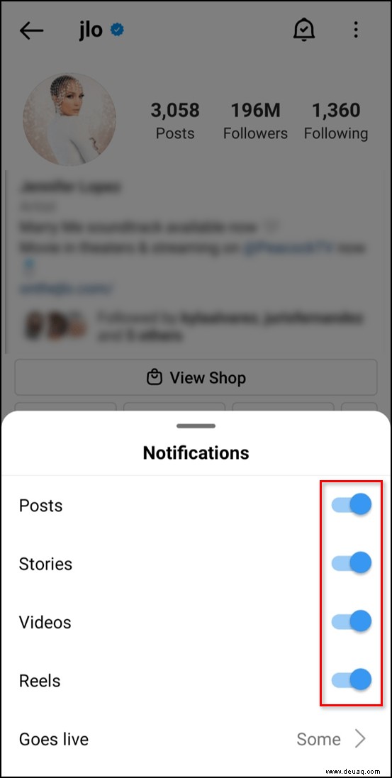 So aktivieren Sie Benachrichtigungen auf Instagram