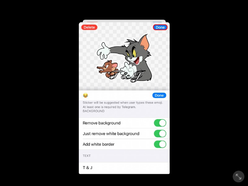So erstellen Sie animierte Sticker für Telegram