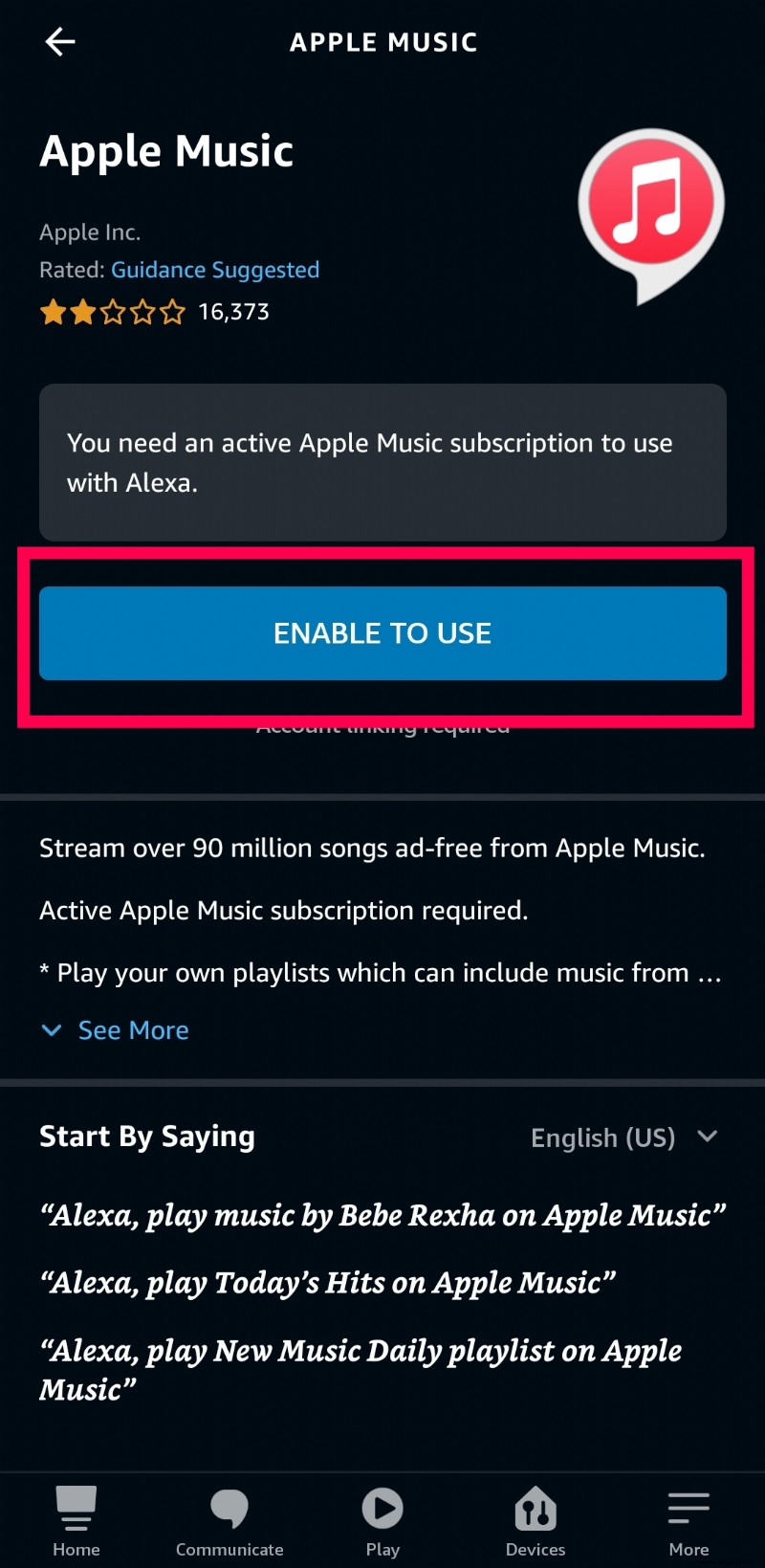 So richten Sie Apple Music auf einem Amazon Alexa-Gerät ein
