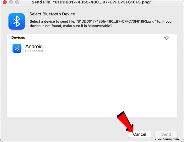 So teilen Sie Dateien von Mac zu Android