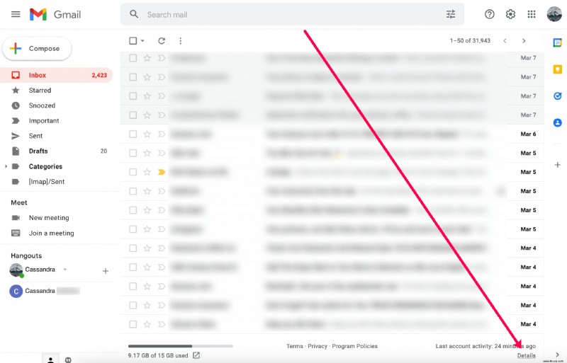 So überprüfen Sie, ob jemand anderes Ihr Gmail-Konto verwendet