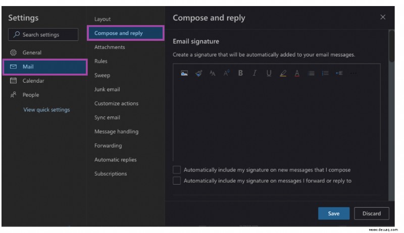 So ändern Sie die Standardschriftart in Outlook