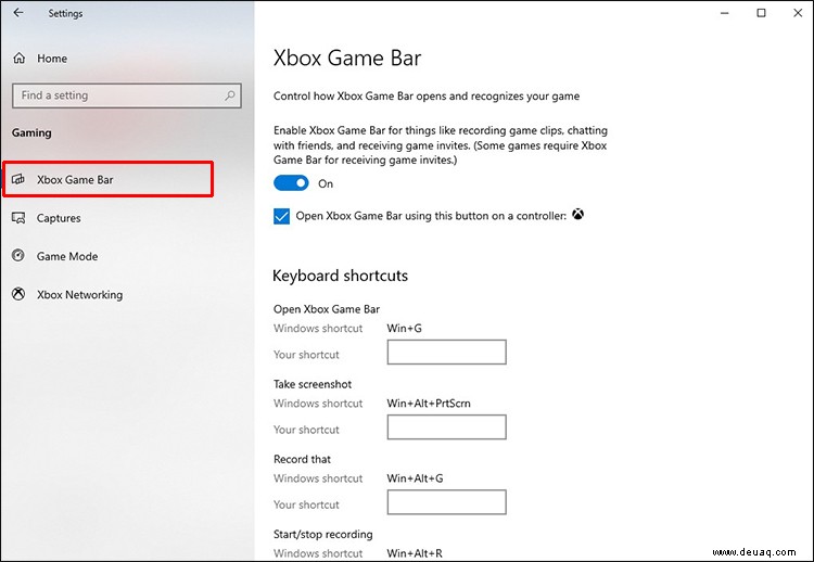 So aktivieren Sie die Xbox-Spielleiste in Windows