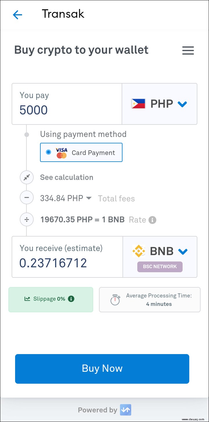 Können Sie BNB direkt mit MetaMask kaufen? Nein! Hier ist eine Problemumgehung