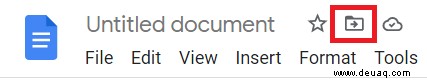 So erstellen Sie einen Ordner in Google Docs