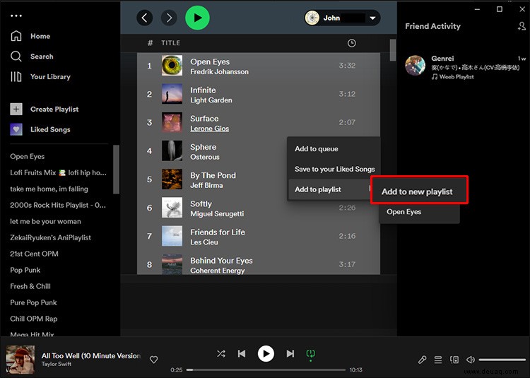 So duplizieren Sie eine Spotify-Playlist