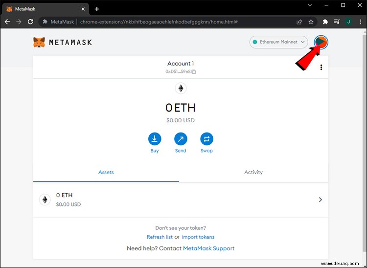 So senden Sie BNB an ein Metamask-Wallet