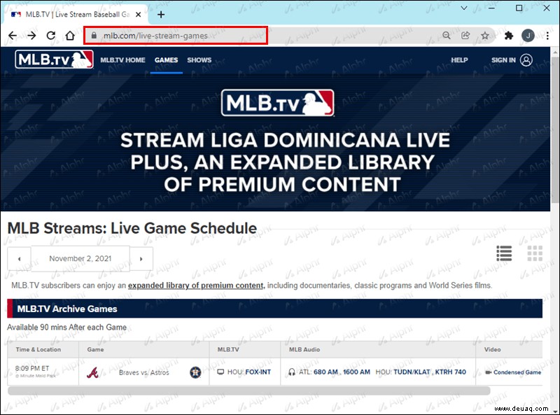 So ändern Sie Ihren Standort auf MLB TV