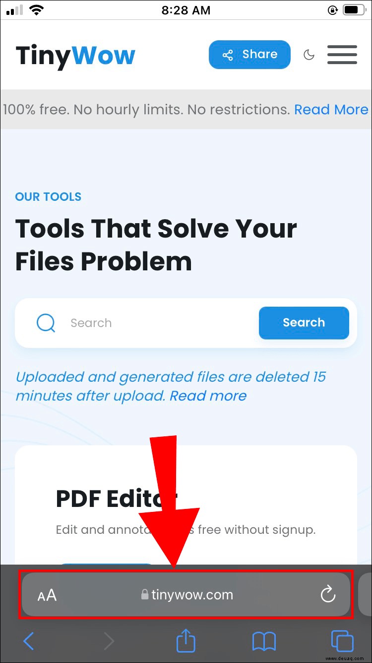 So speichern Sie eine Seite einer PDF-Datei
