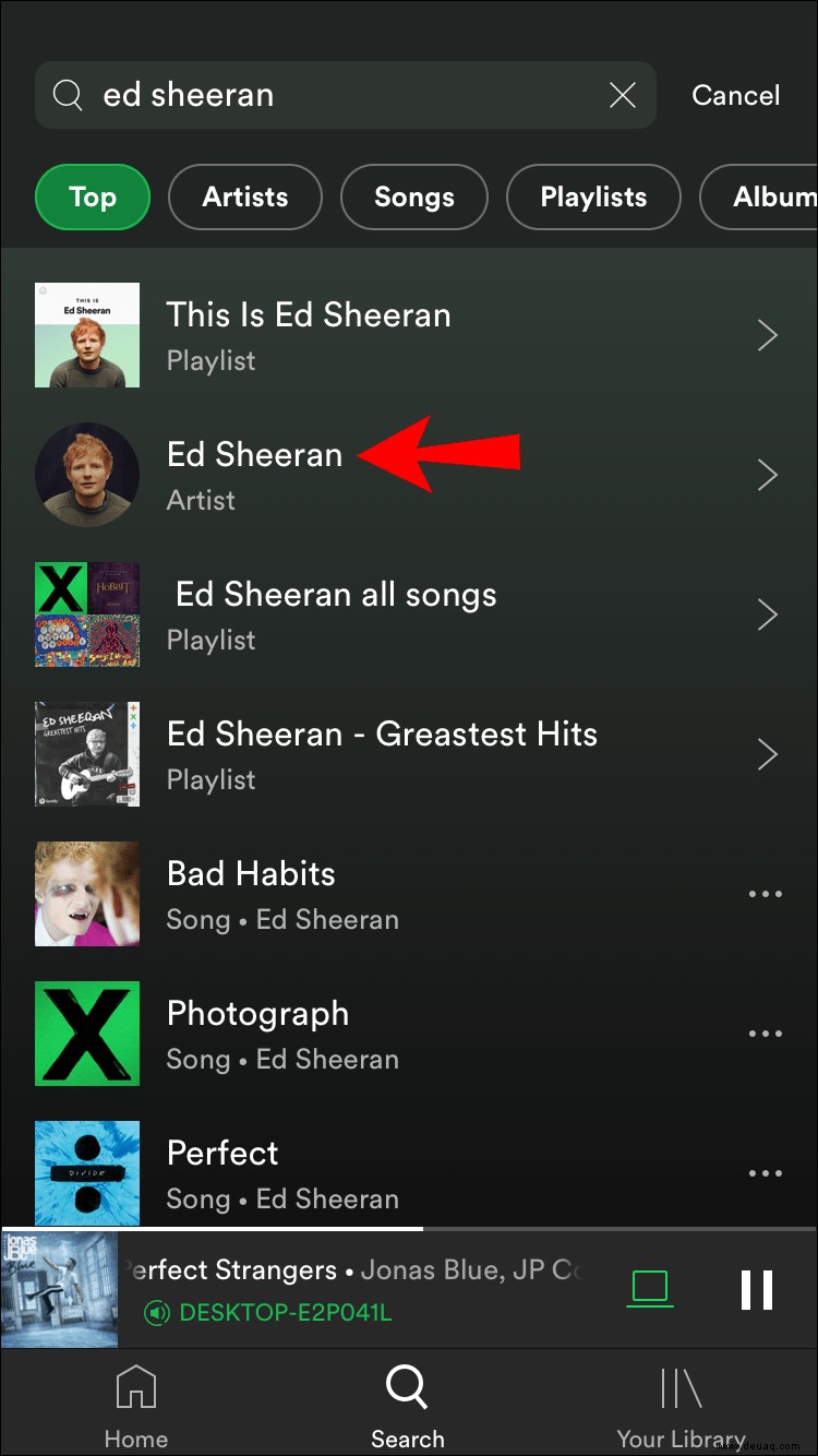 So blockieren Sie Künstler auf Spotify