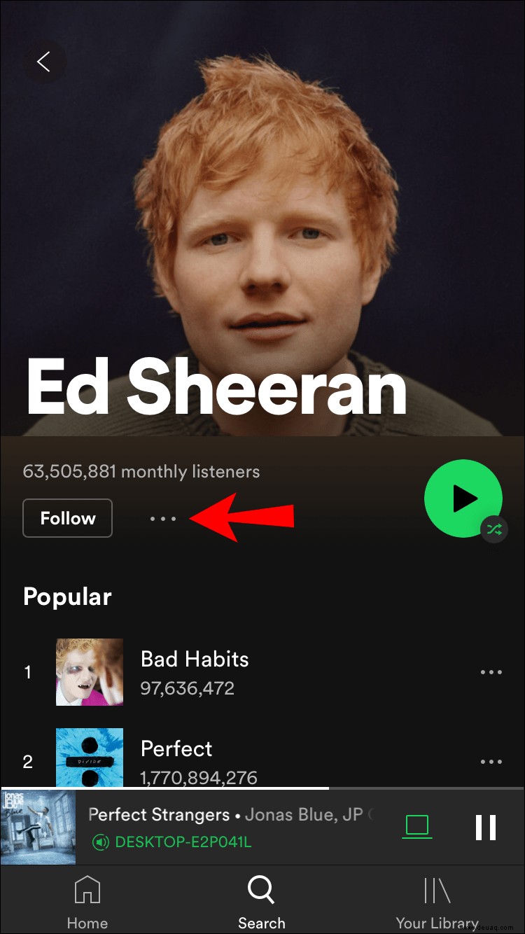 So blockieren Sie Künstler auf Spotify