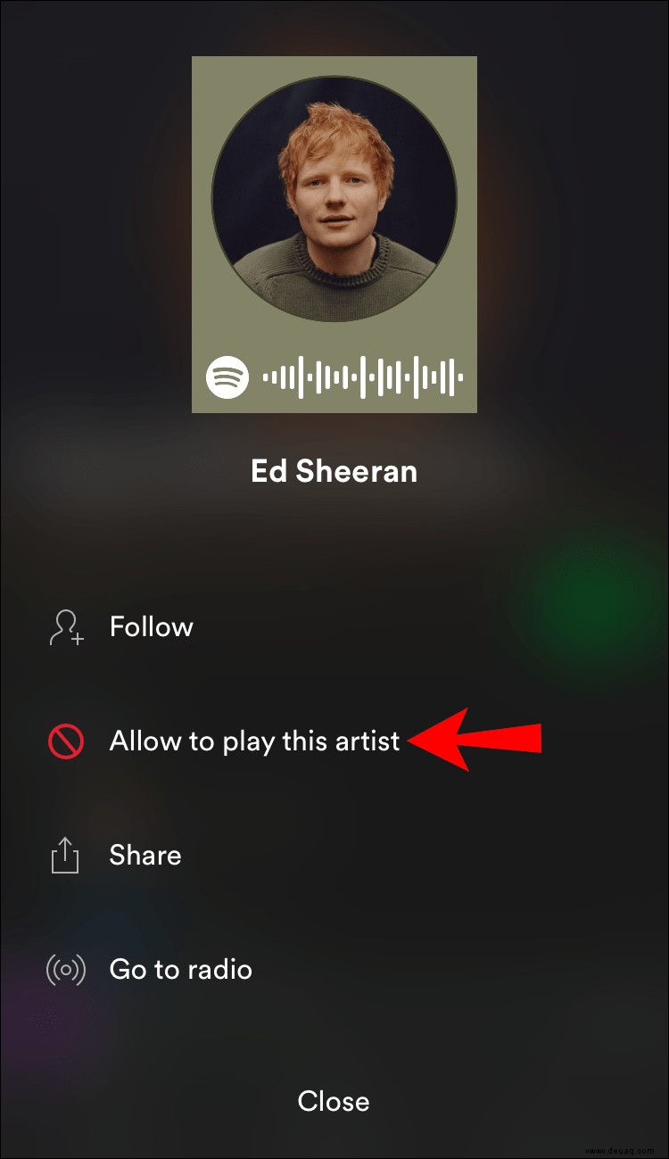 So blockieren Sie Künstler auf Spotify