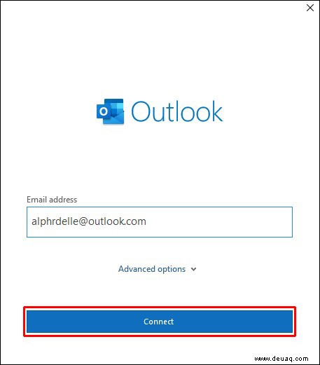 So melden Sie sich bei mehreren Outlook-Konten an