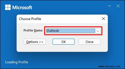 So melden Sie sich bei mehreren Outlook-Konten an